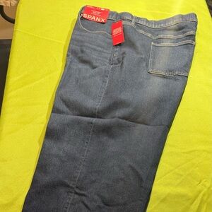 SPANX Women's Straight Leg Blue Jeans